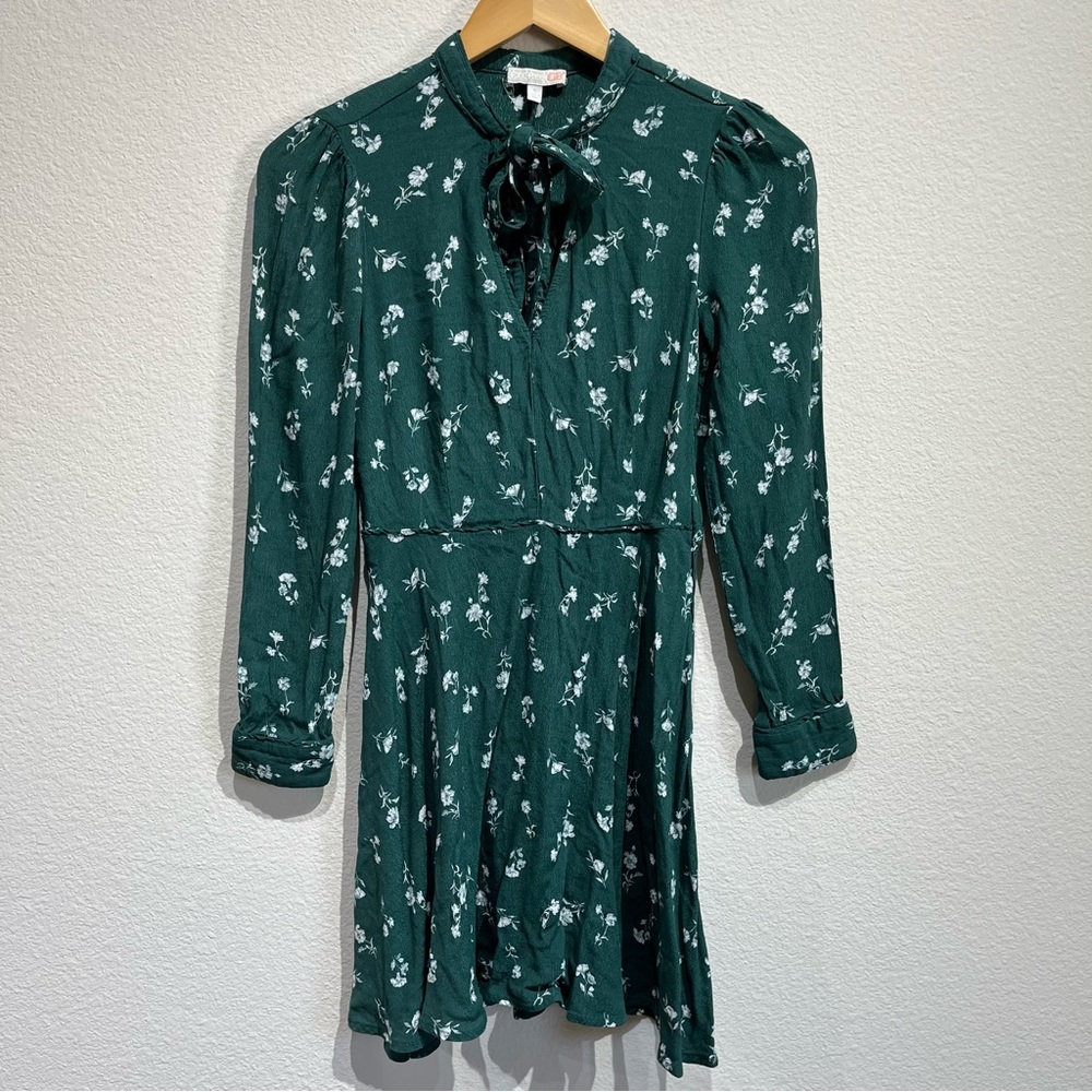 Dillard’s Green Floral Dress